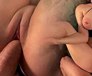 beautiful amateur with a round butt is fuckked doggy style