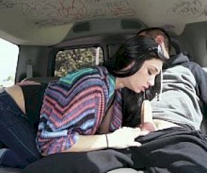 guy with an impressive dong fucks granny in public