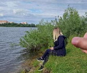 fellow with a nice dick is handled manually in hiding