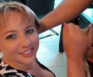 guy  is fucking amazon with her at home