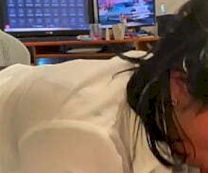 peasant  is pleasured with her mouth