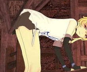 сексуальная пани с большими дынями балуется с ним