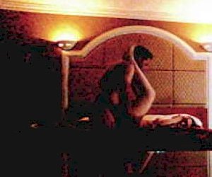 redheaded girl with blond hair masturbates in hiding