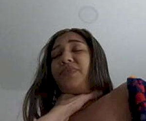 young wife with dark hair is fucked at home