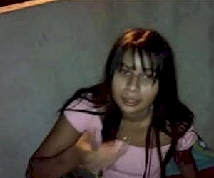 lady without experience is sucking dick outdoor