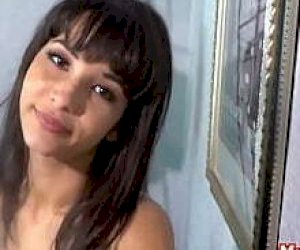 petite young lady  receives a penalty