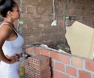 wanton without experience does anal sex at home