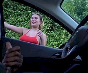 man with a big tassel  in public